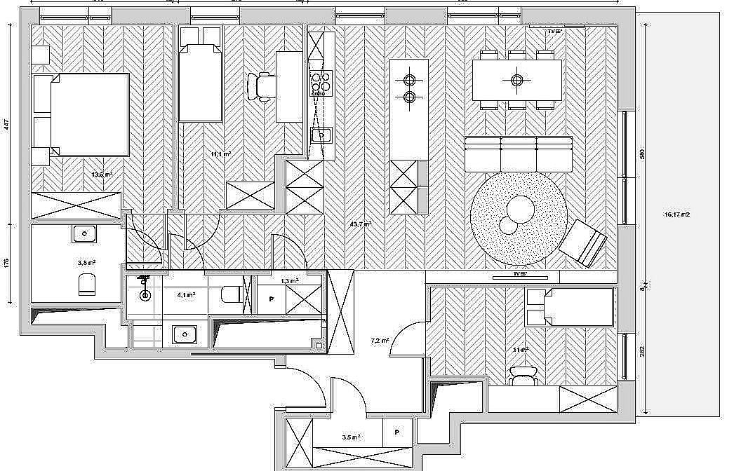 Plan mieszkania projekt